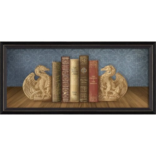 Here There be Dragons Bookends