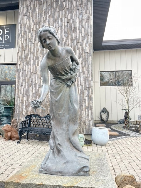 Bronze Statue - Gettafiori "Flower Thrower"