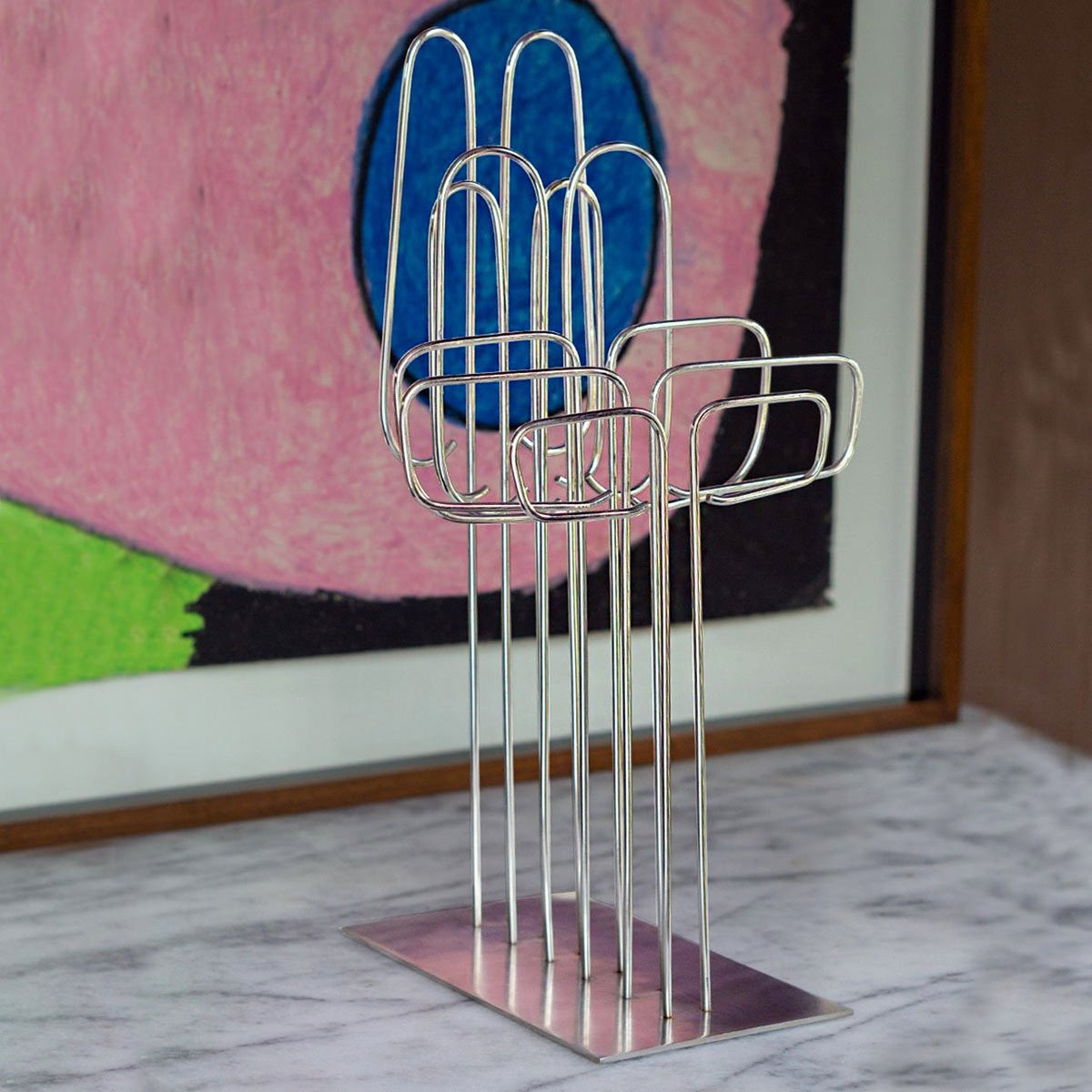 Wire Eyes Sculpture
