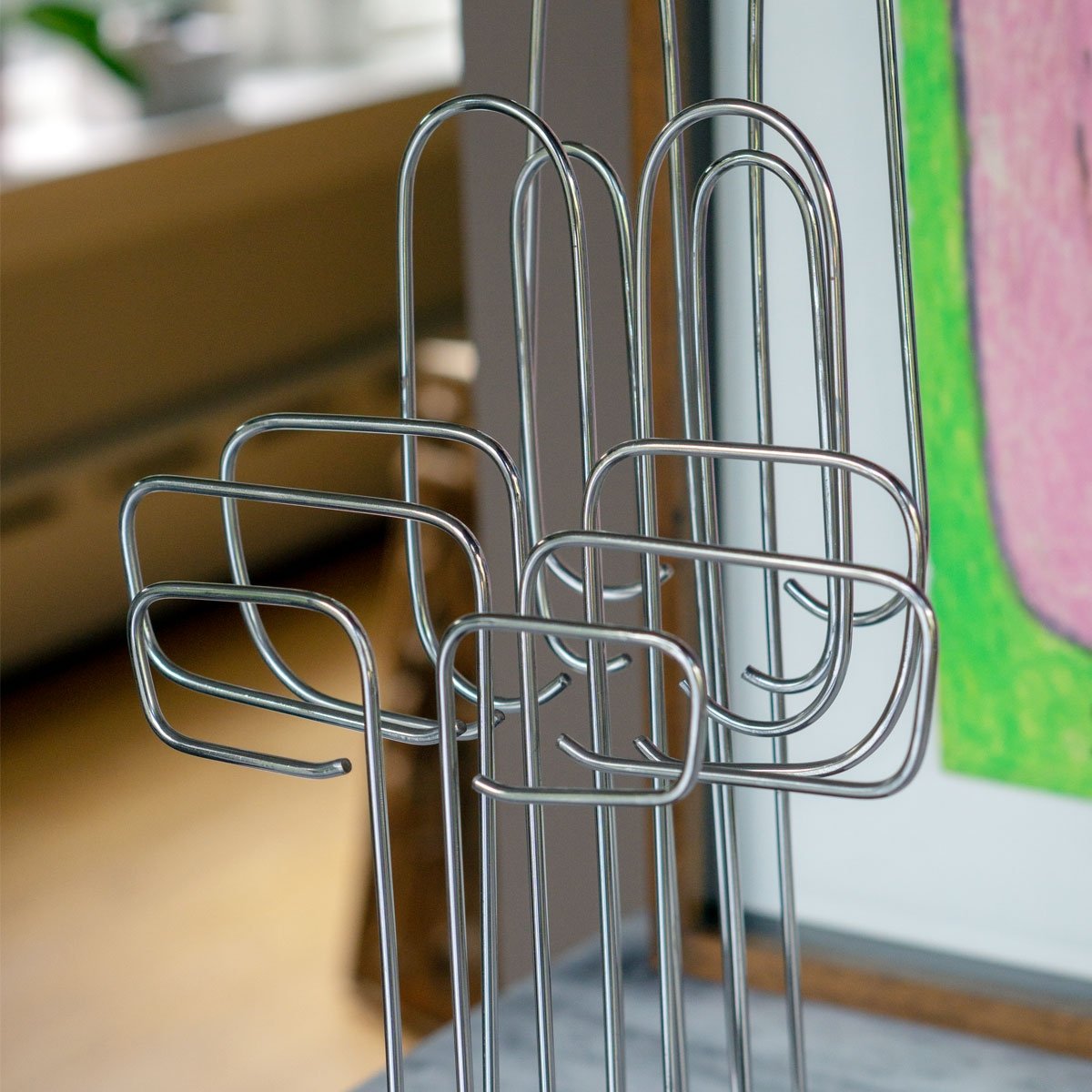 Wire Eyes Sculpture