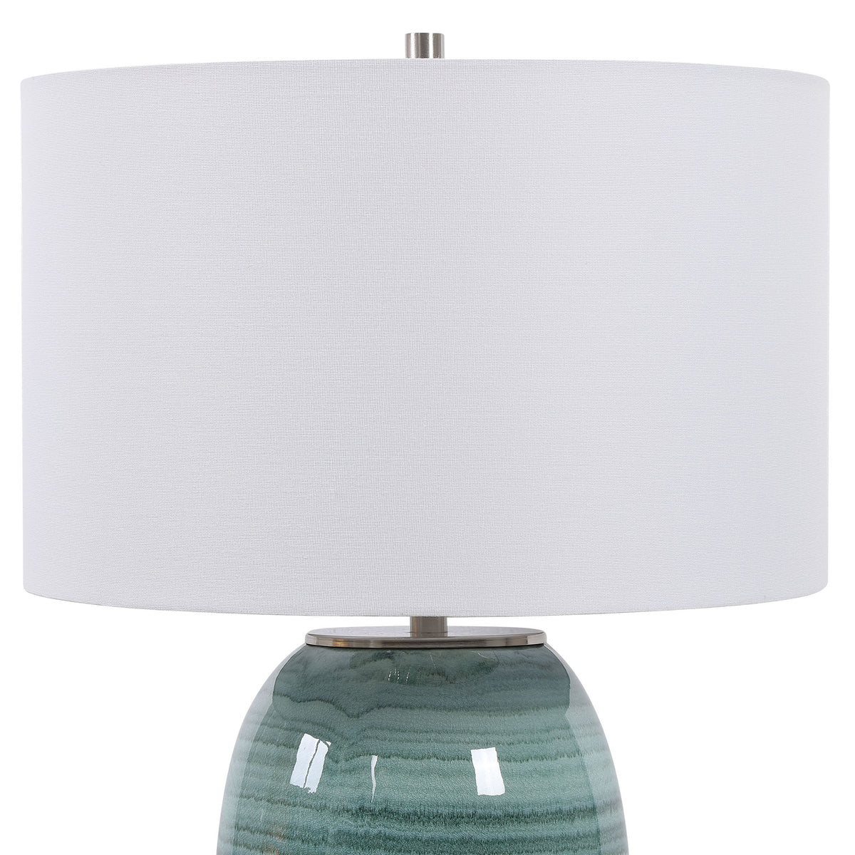Caicos Teal Table Lamp