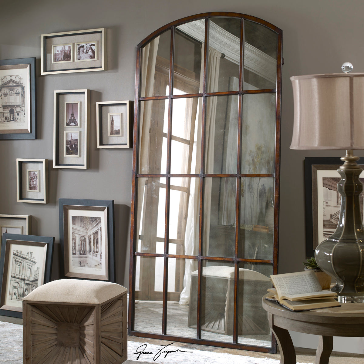 Amiel Arch Mirror, Large