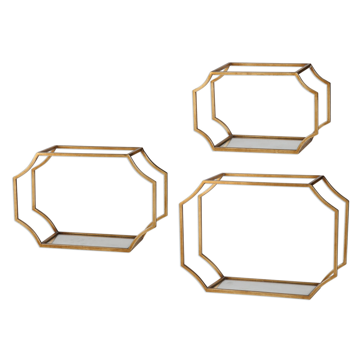 Lindee Wall Shelves, S/3