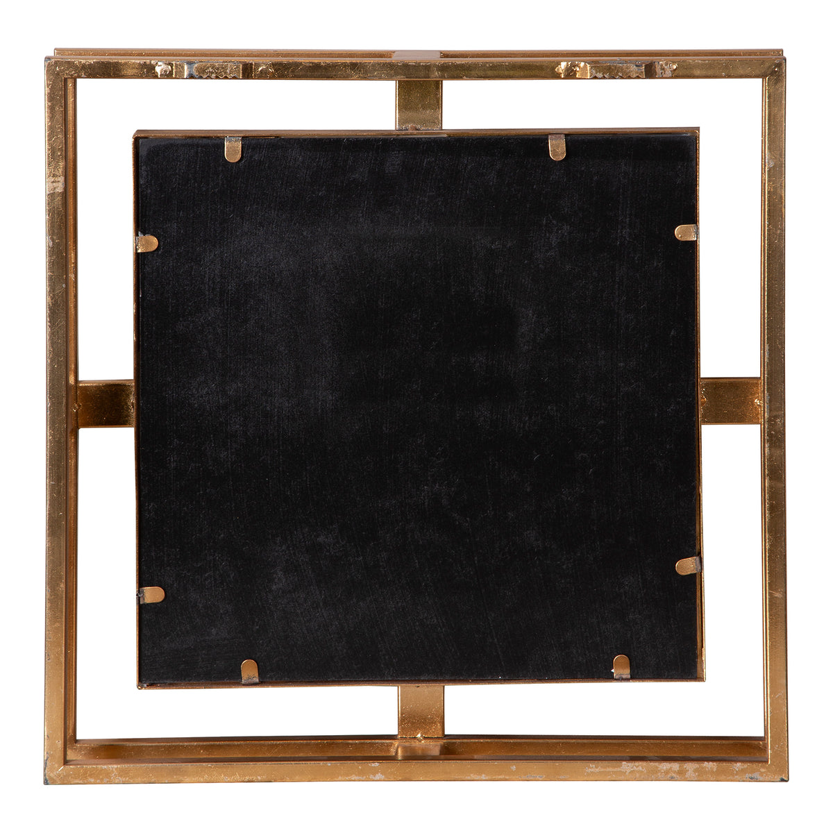 Allick Gold Square Mirrors S/2
