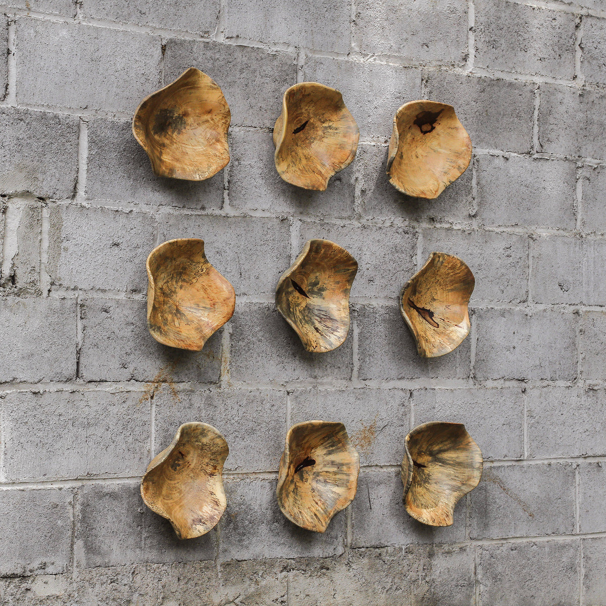 Tamarine Wood Wall Decor S/3