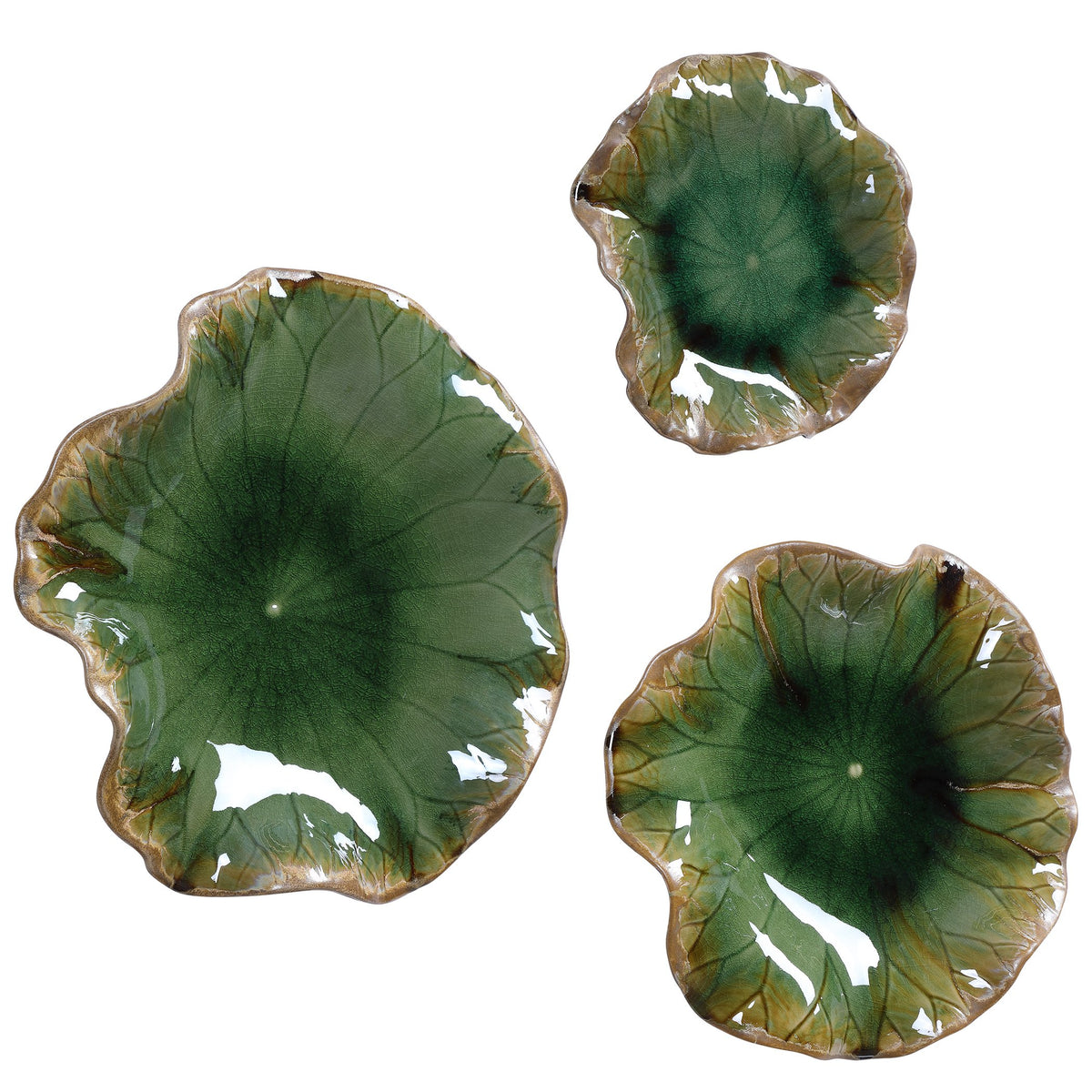Abella Ceramic Wall Decor, S/3