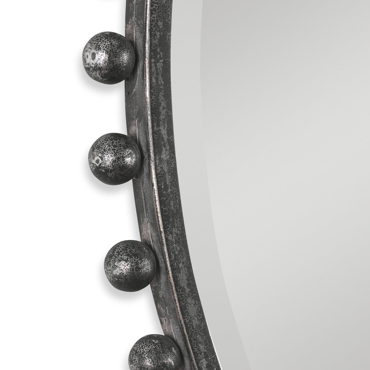 Taza Round Iron Mirror
