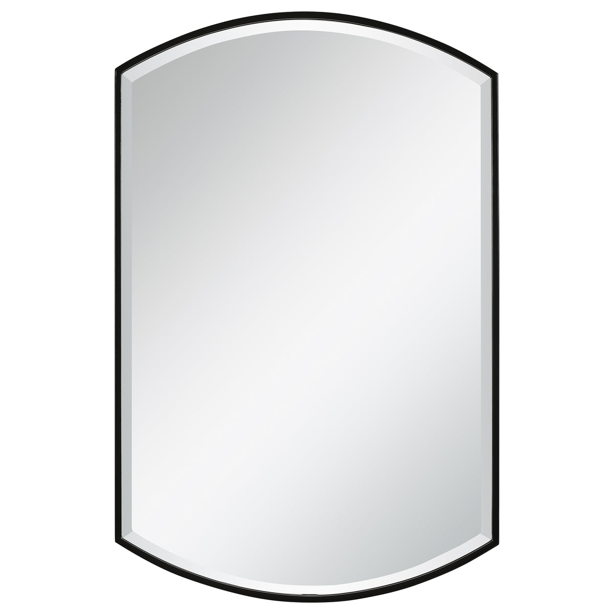 Shield Shaped Iron Mirror