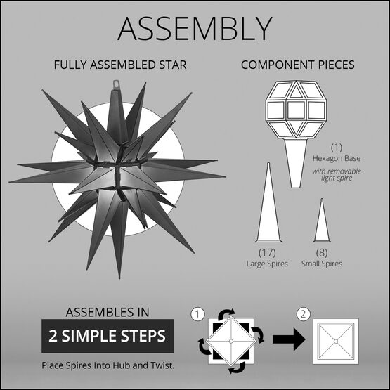 LED Moravian Star