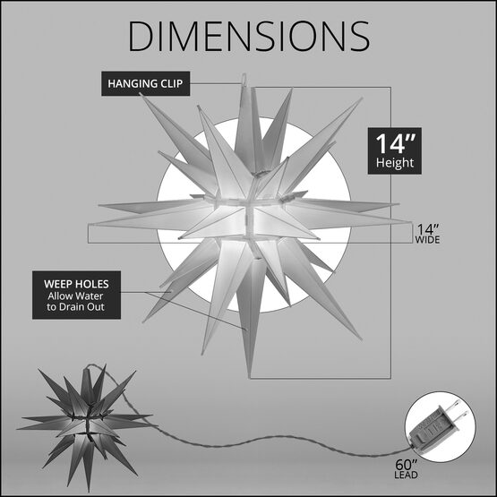 LED Moravian Star