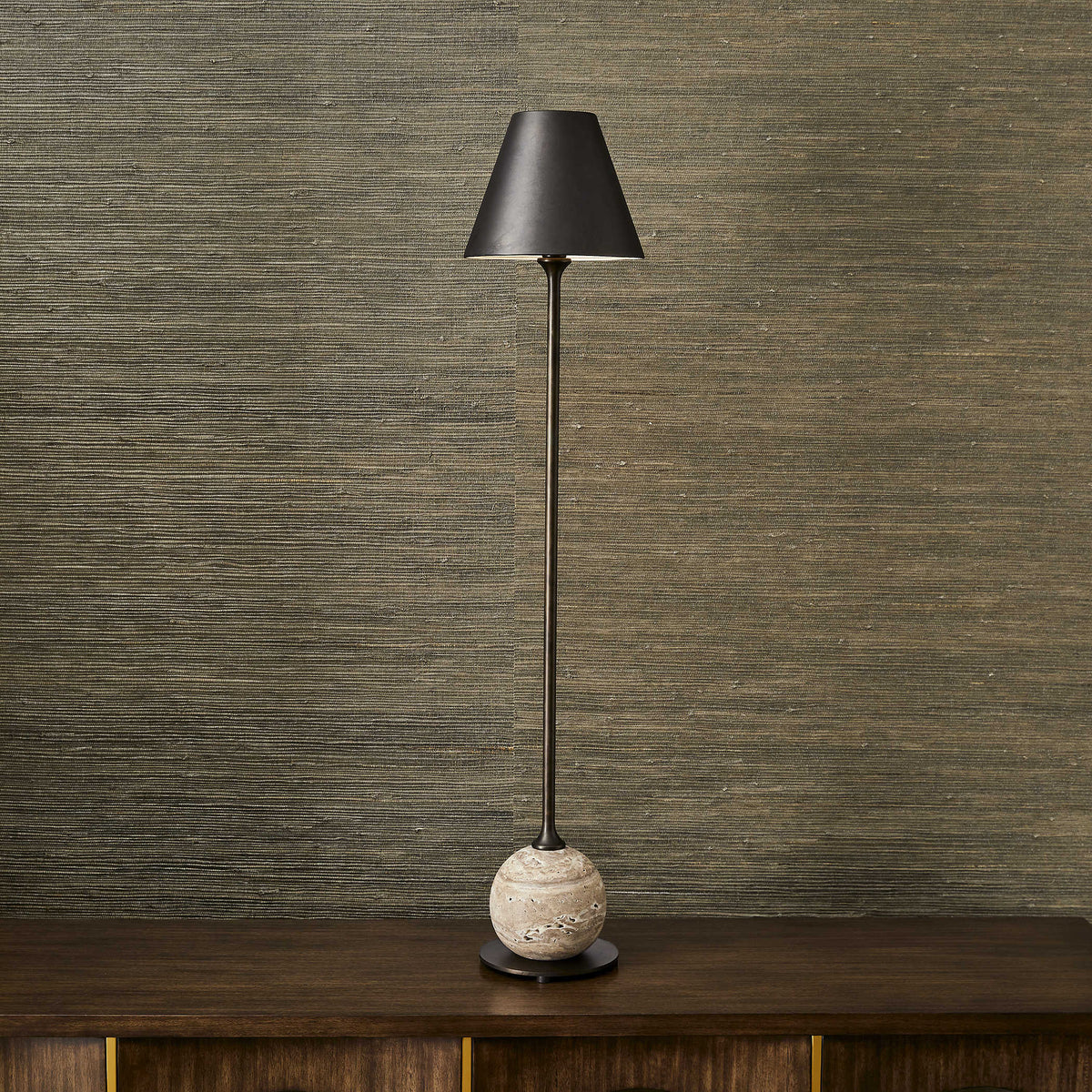 Poise Buffet Lamp - Bronze