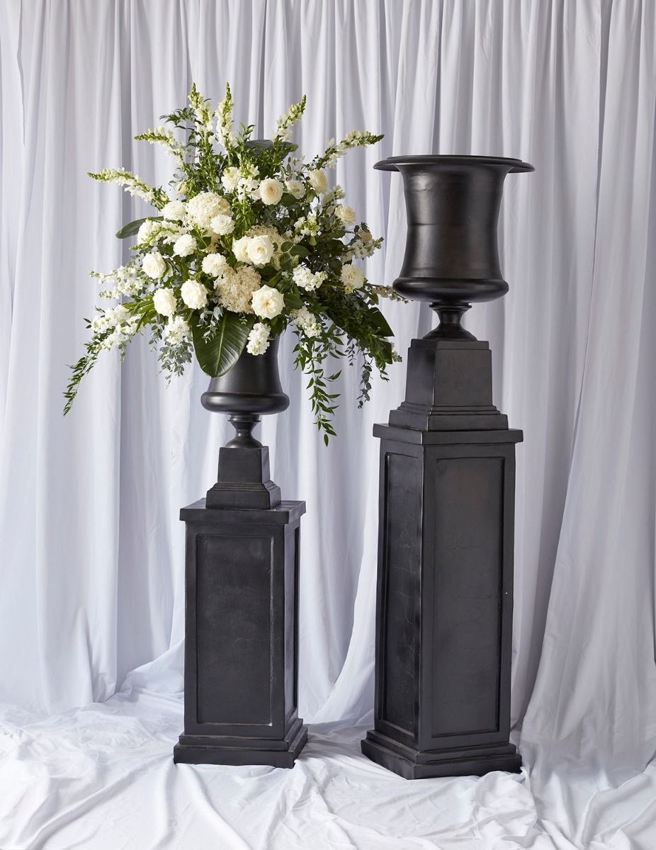 Aluminum Urn - Black