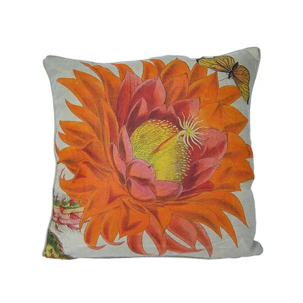 Cactus Flower Pillow