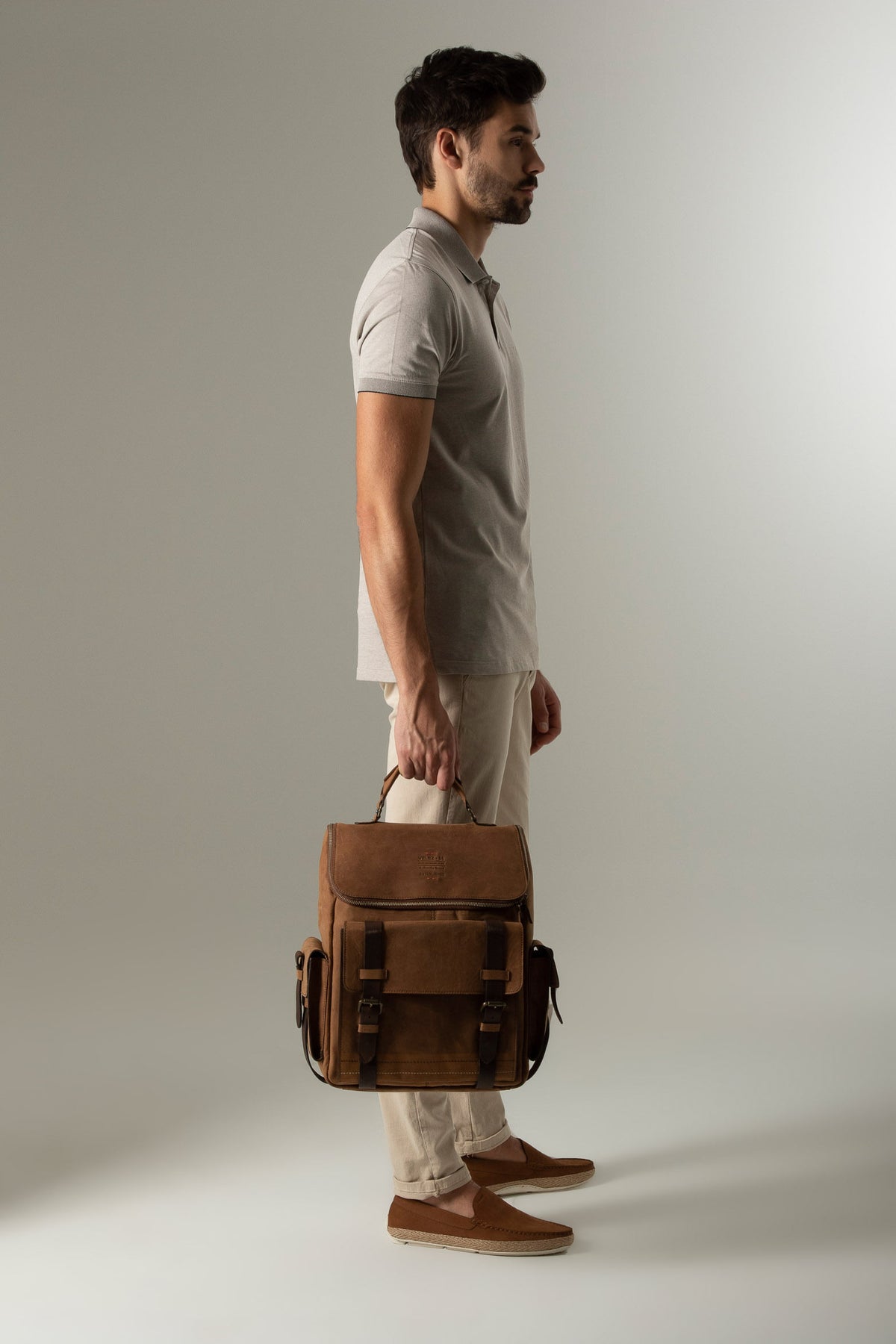 Vintage Leather Backpack