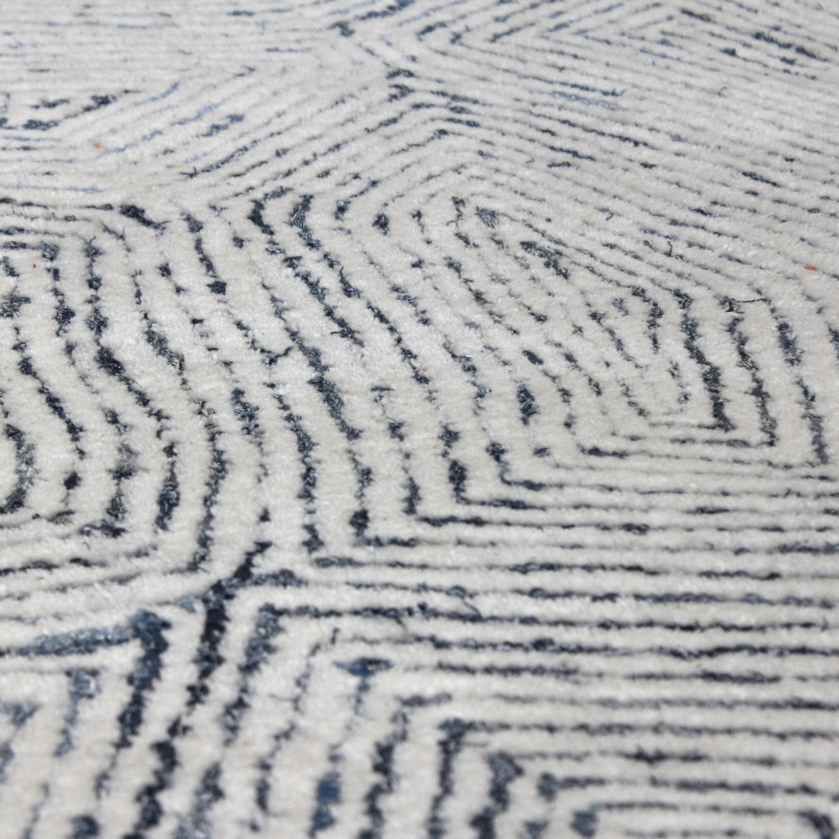 Maze Blue 5 X 8 Rug