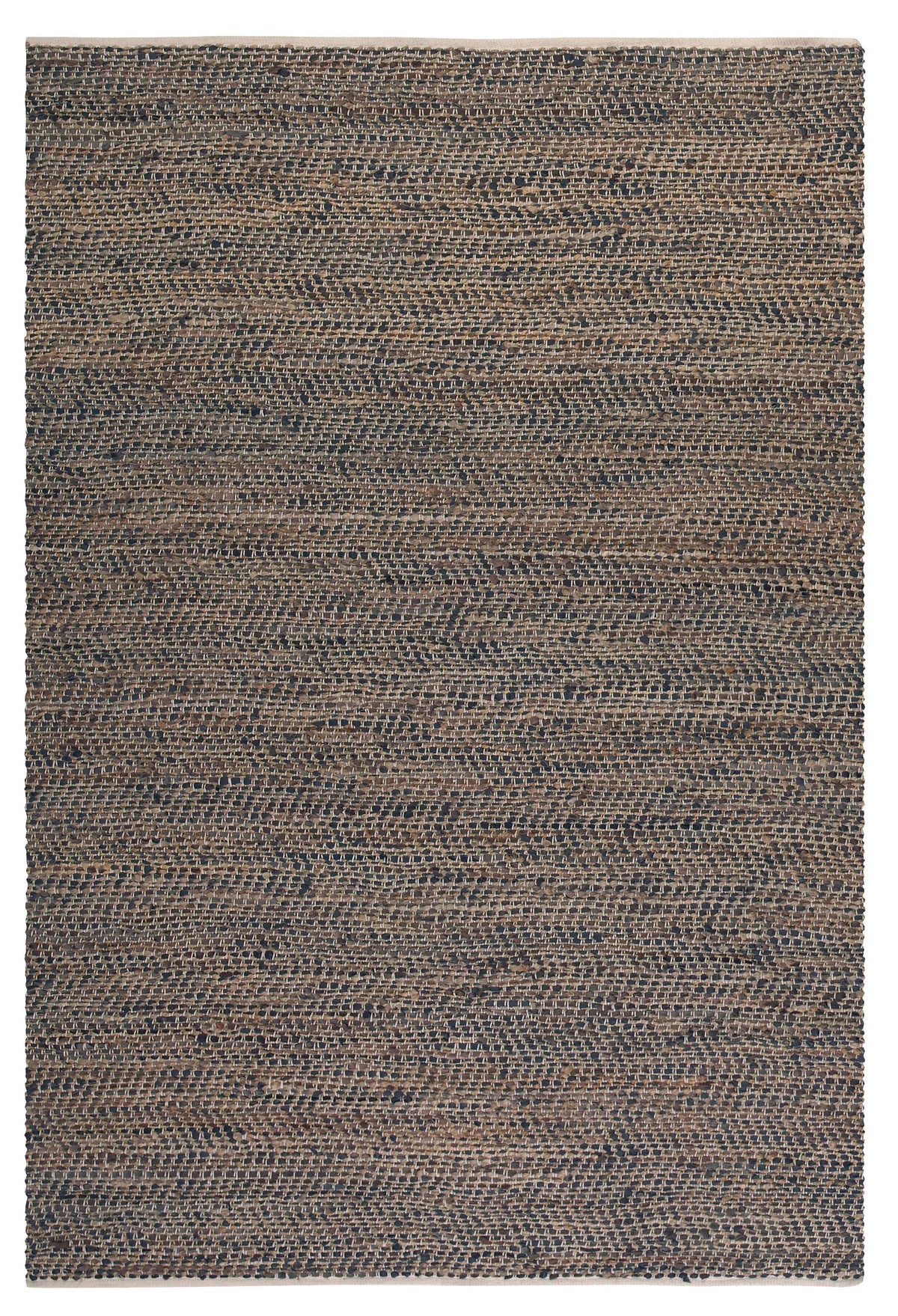 Tobais 9 X 12 Rescued Leather & Hemp Rug