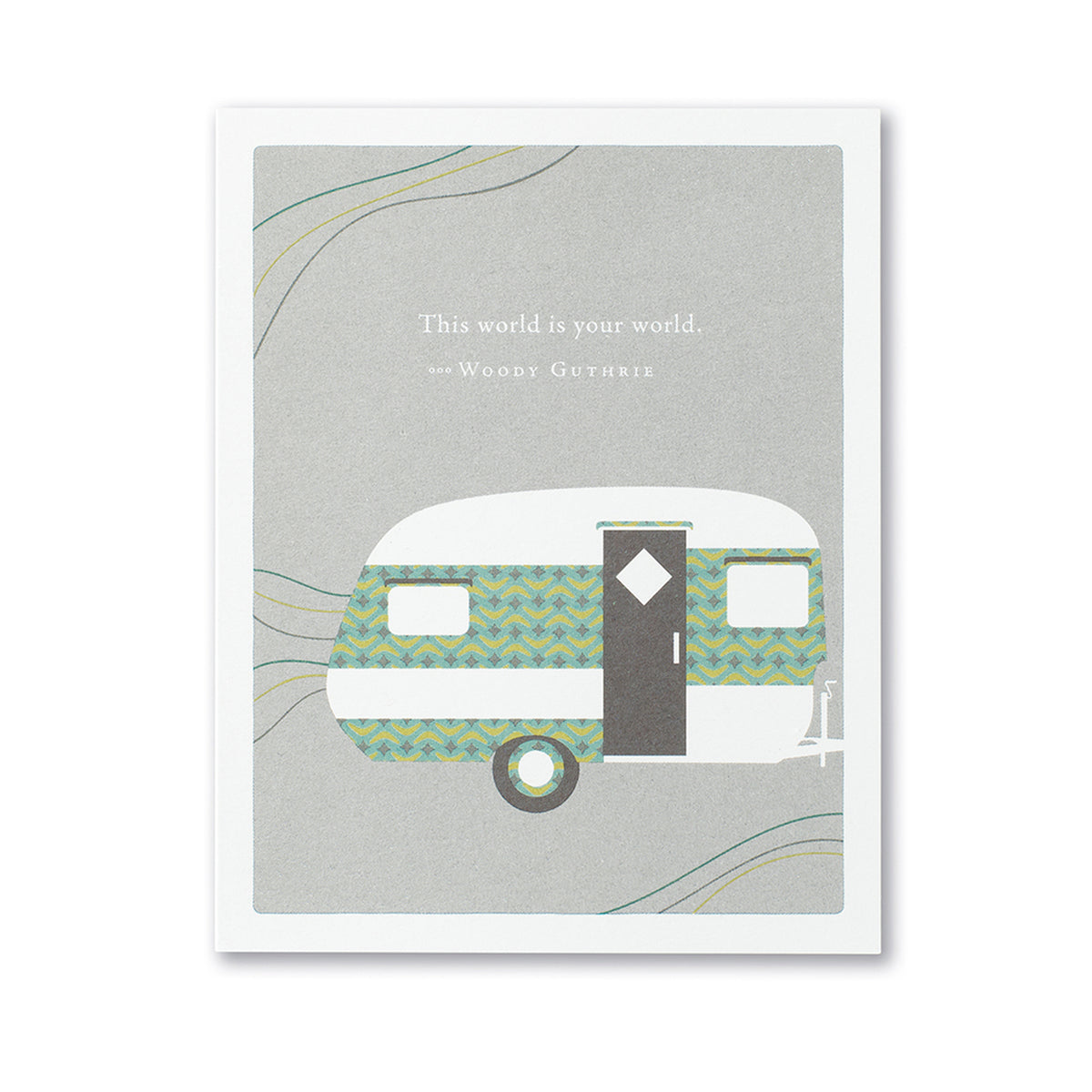 Retirement Card - Woody Guthrie