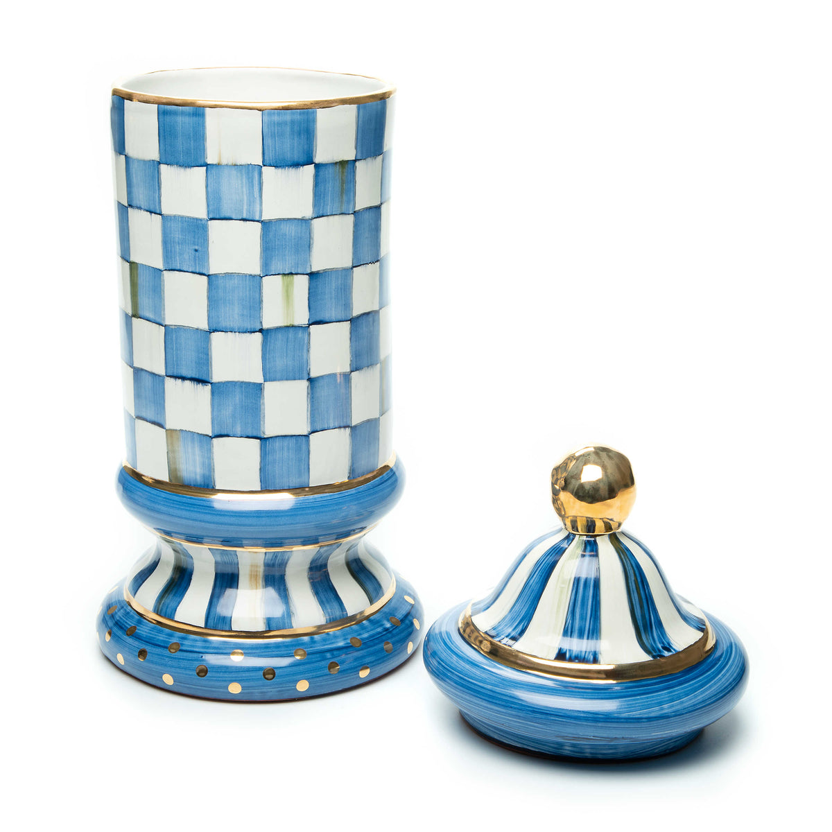 Royal Check Column Canister
