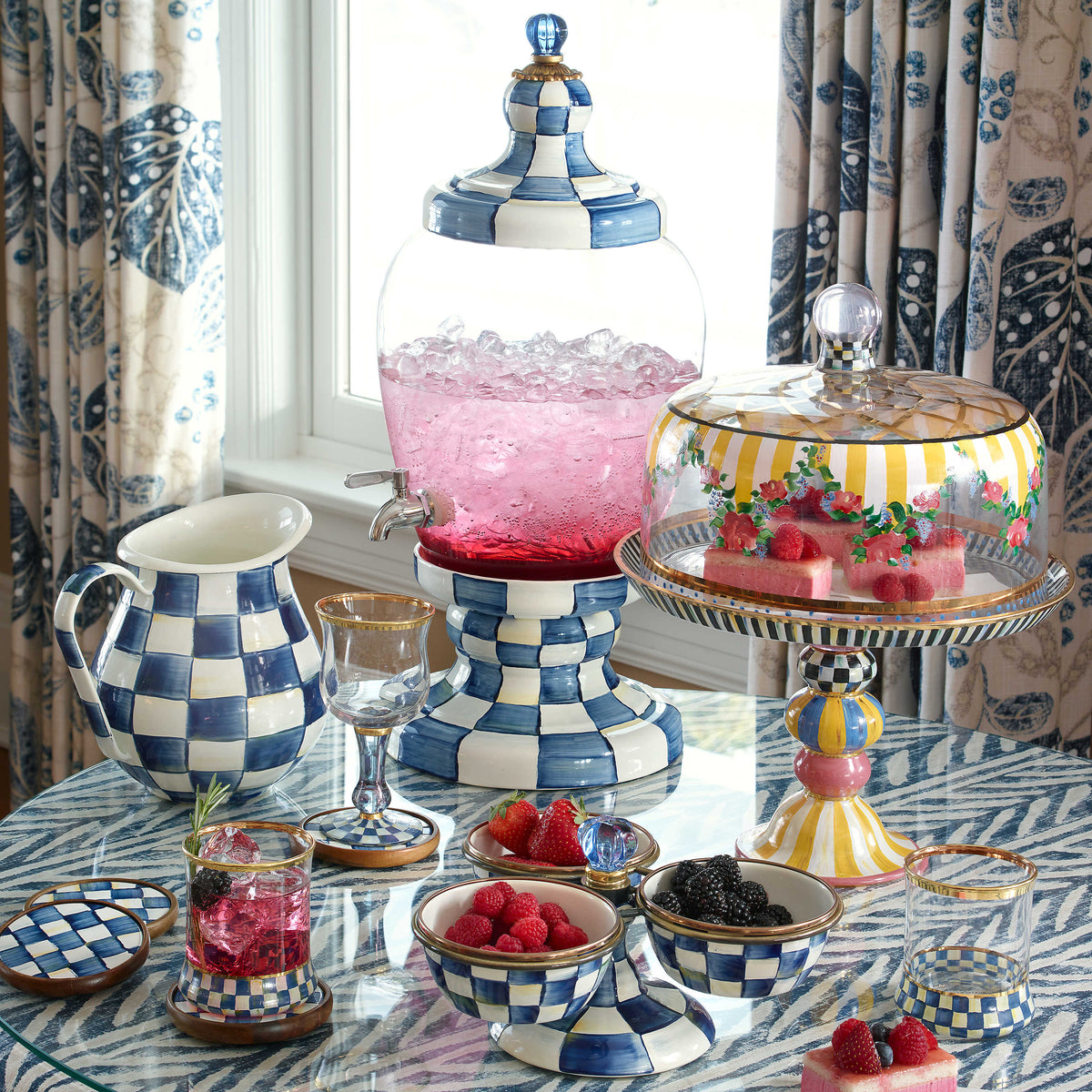 Royal Check Enamel Triplicity
