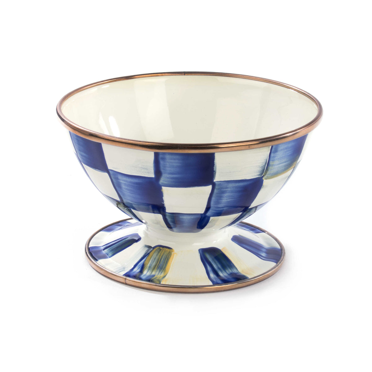 Royal Check Ice Cream Dish