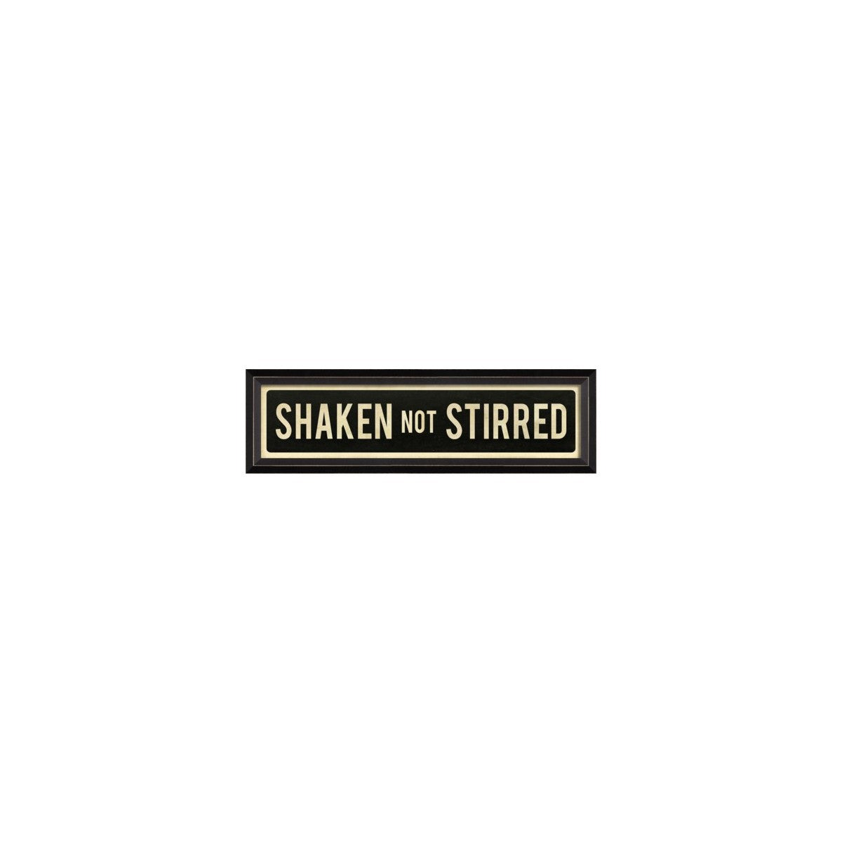 Shaken Not Stirred