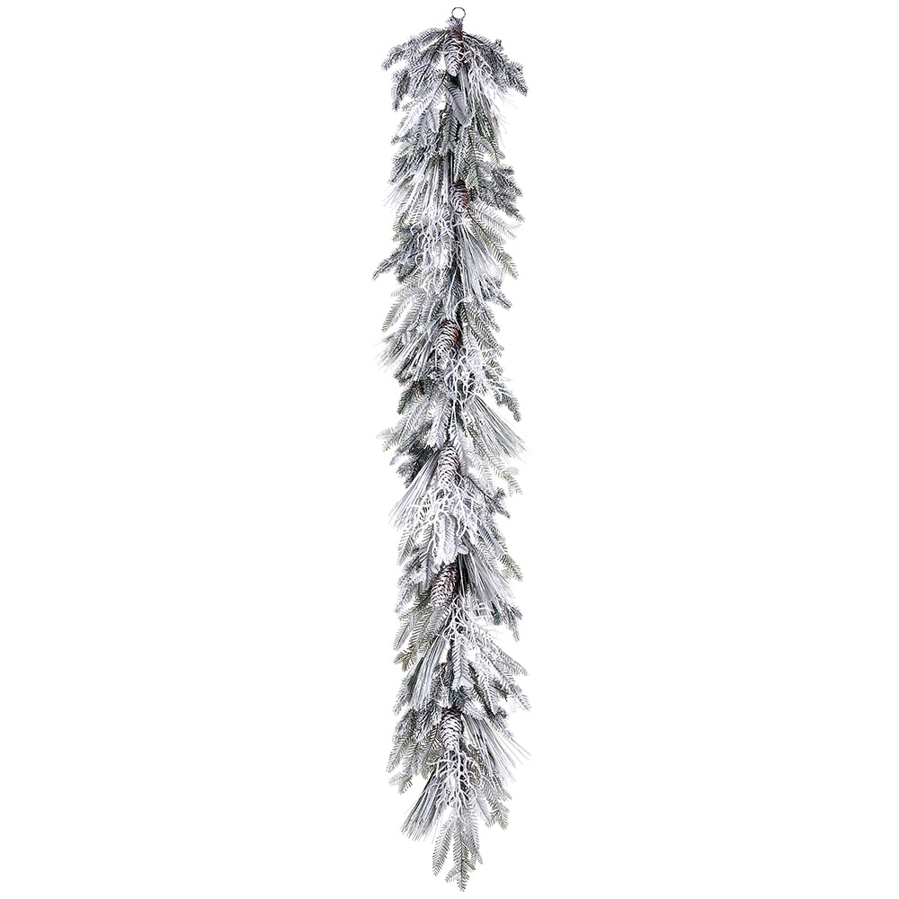 6' Snowy Pine Garland