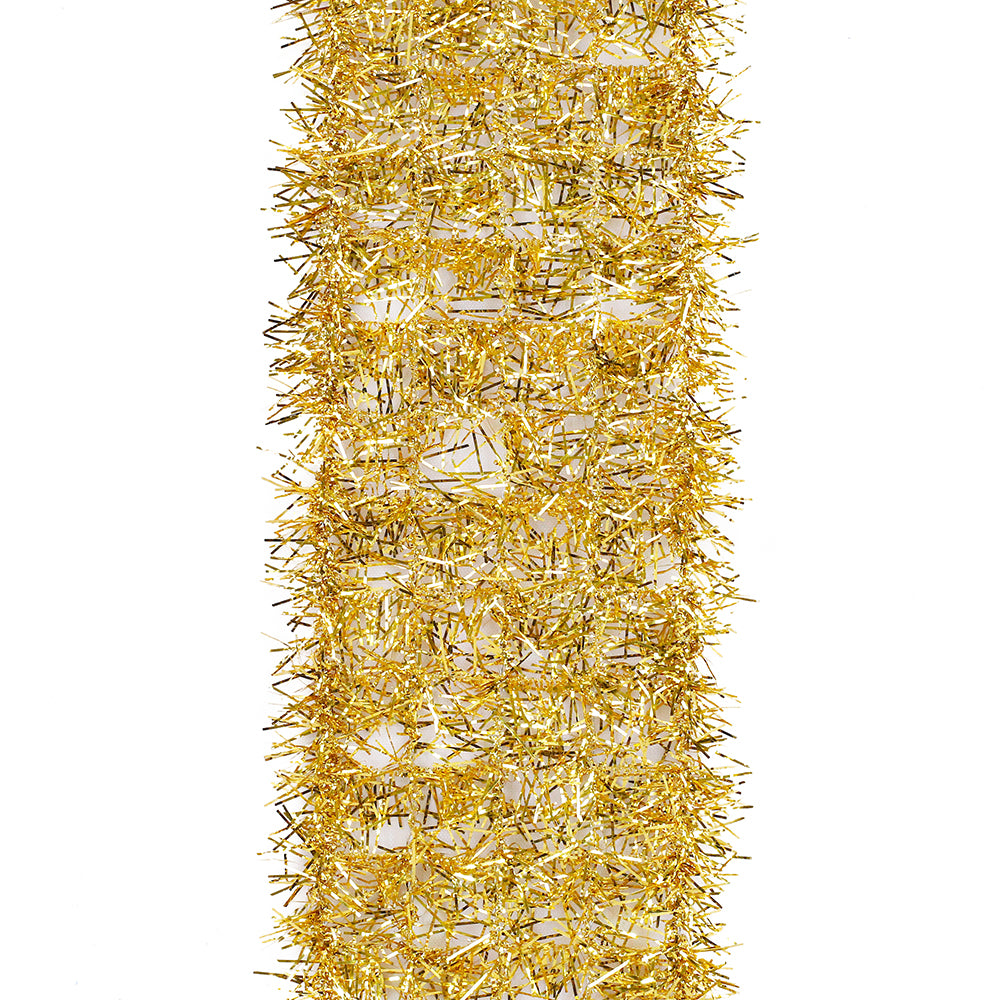 Tinsel Net Frizzette Wired Edge Gold - 10 yards by 2.5"