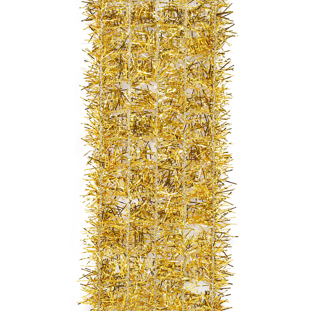 Tinsel Net Frizzette Wired Edge Gold - 10 yards by 2.5"