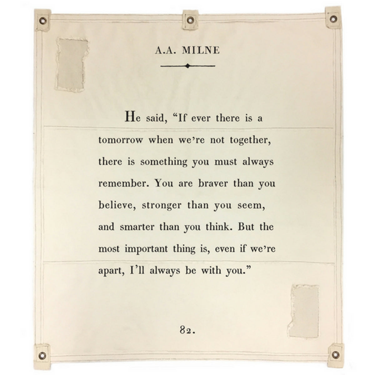 Wall Tarp - A. A. Milne