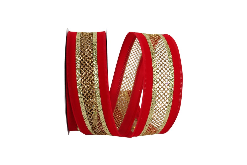 Velvet Mesh Middle Wired Edge