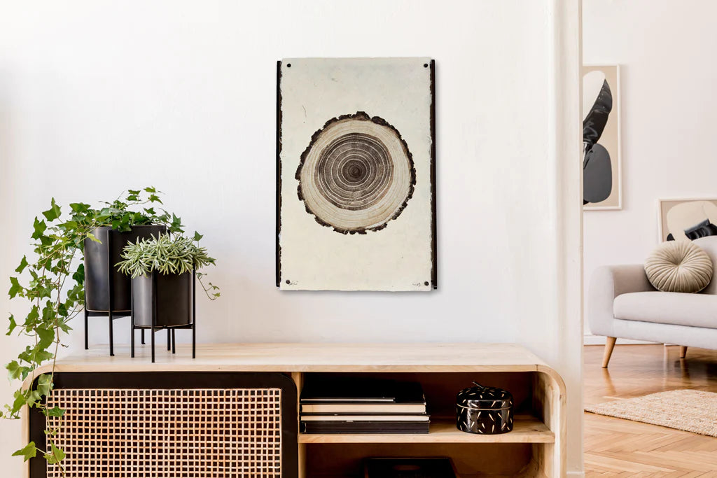 Frameless Wood and Steel Hanger