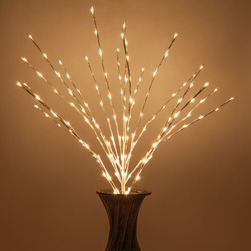 30' Lighted Branches - White