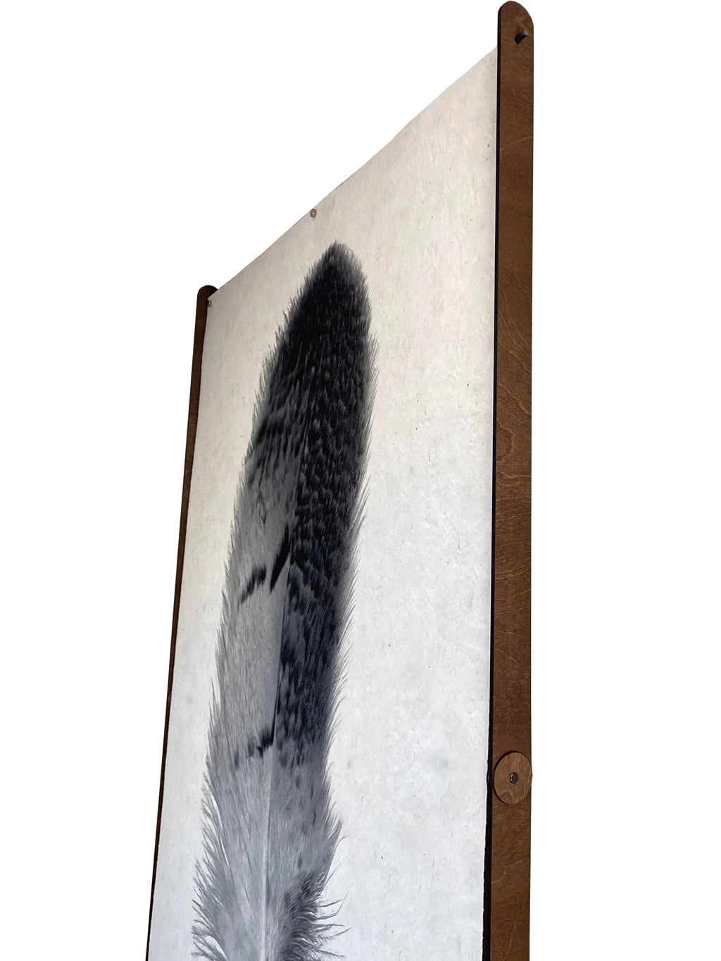 Frameless Wood and Steel Hanger