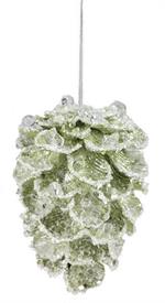 6"Jewel Beaded Pinecone Ornament