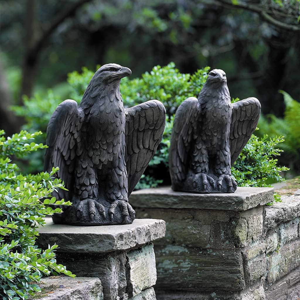 Eagle Looking Left and Right