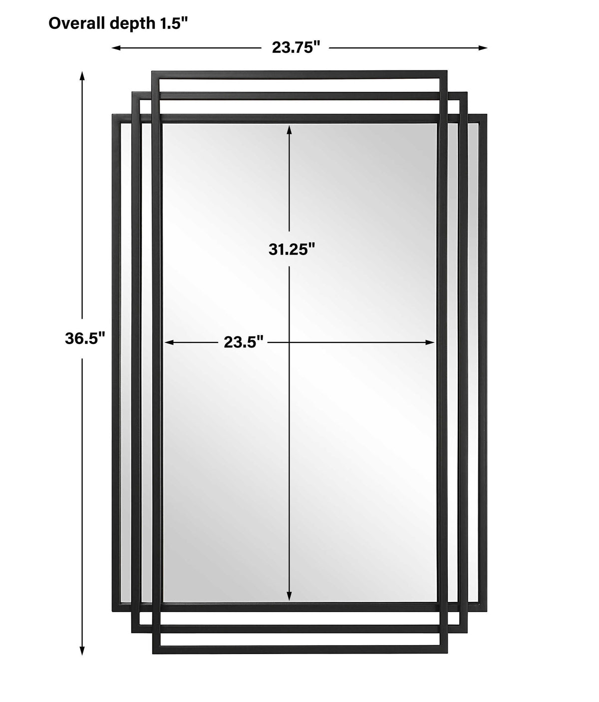 Amherst Brushed Mirror