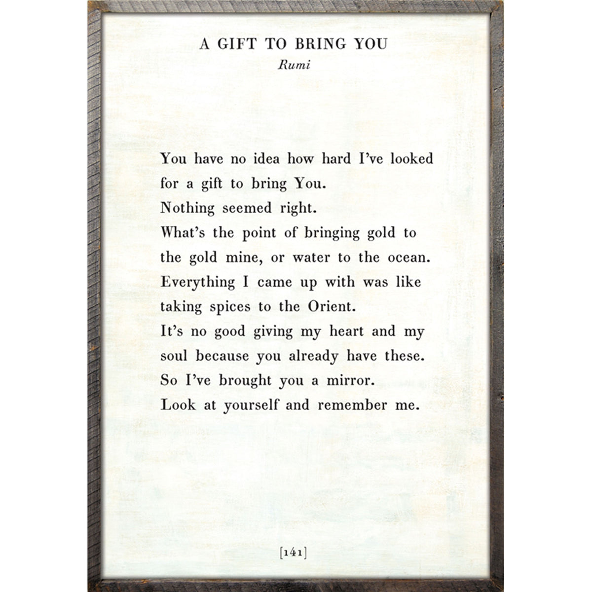Art Print - A Gift To Bring You