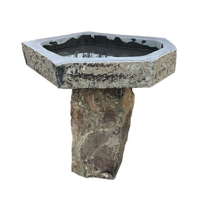 Boulder Birdbath