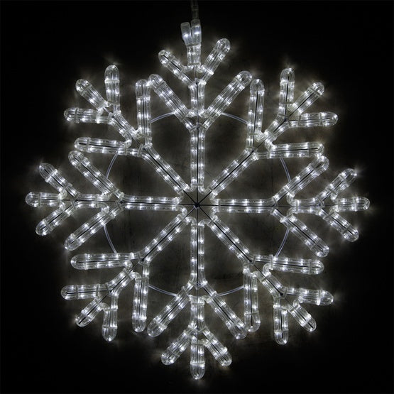 24" LED 40 Point Snowflake