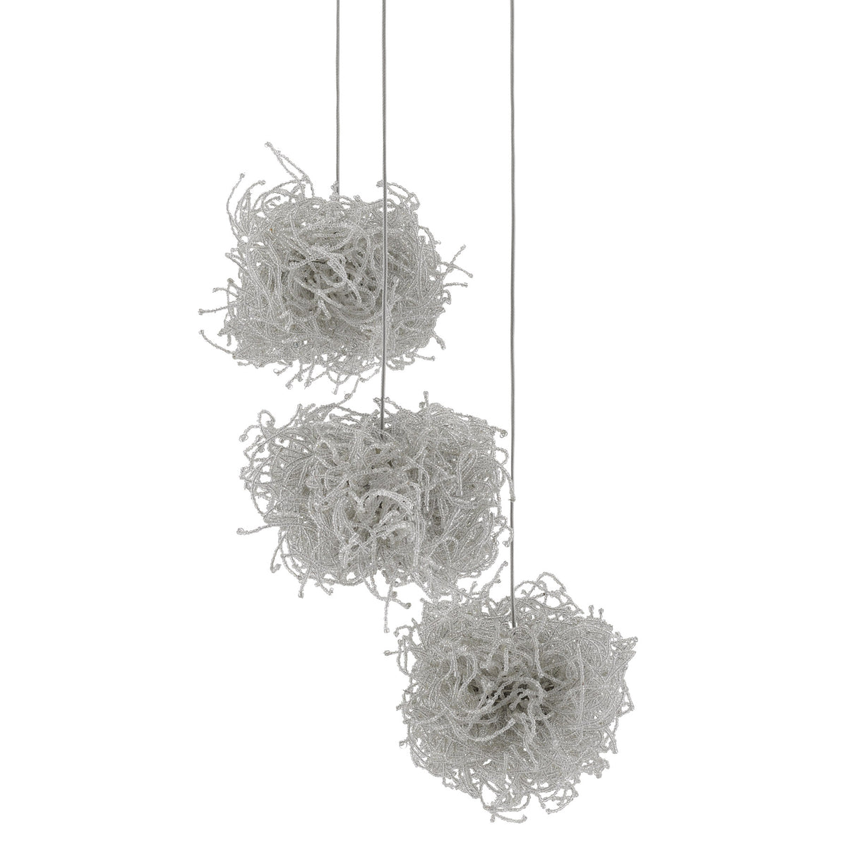 Birds Nest 3-Light Multi-Drop Pendant