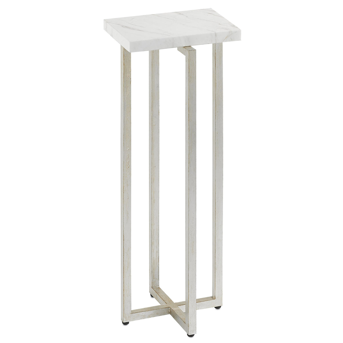 Cora White Drinks Table