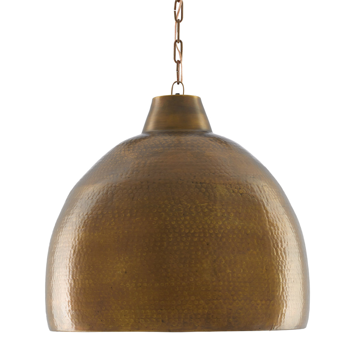 Earthshine Brass Large Pendant