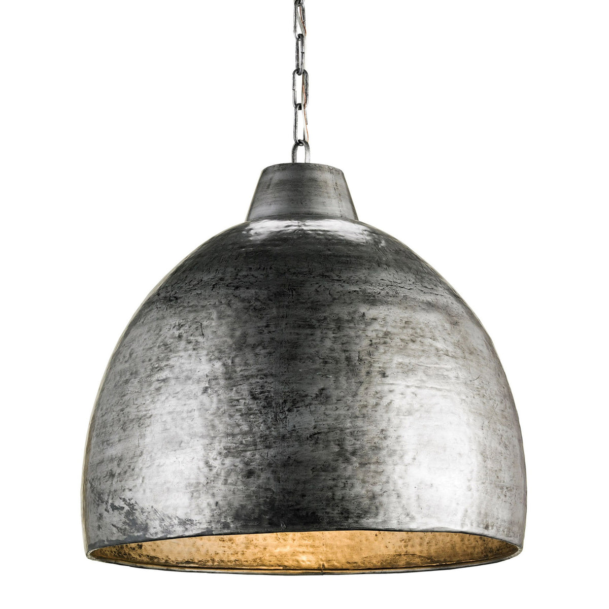 Earthshine Steel Large Pendant