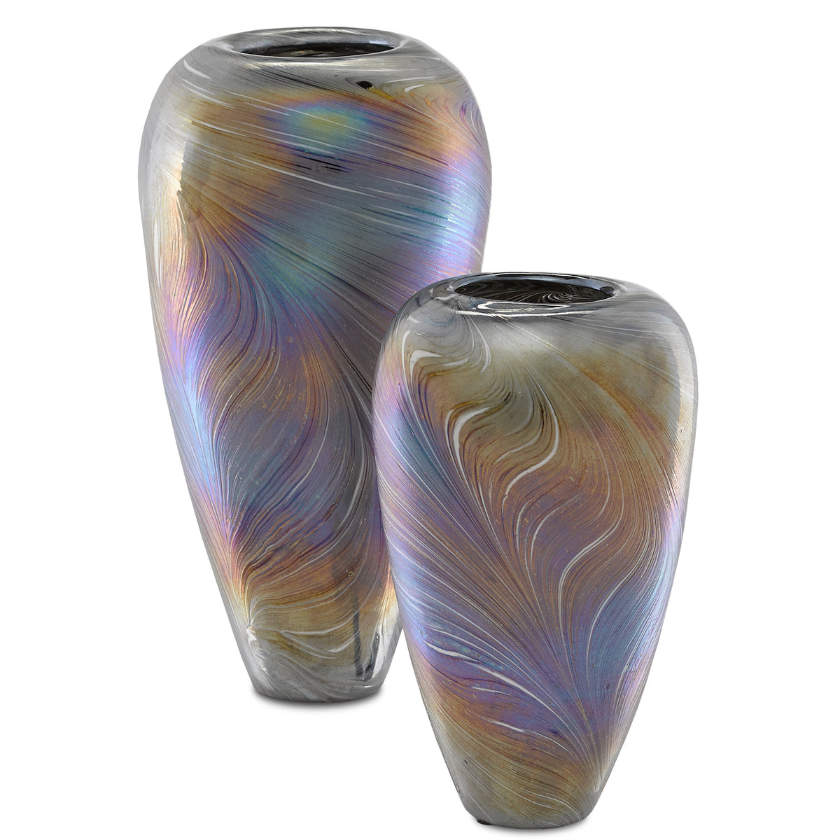 Feather Vase Set of 2