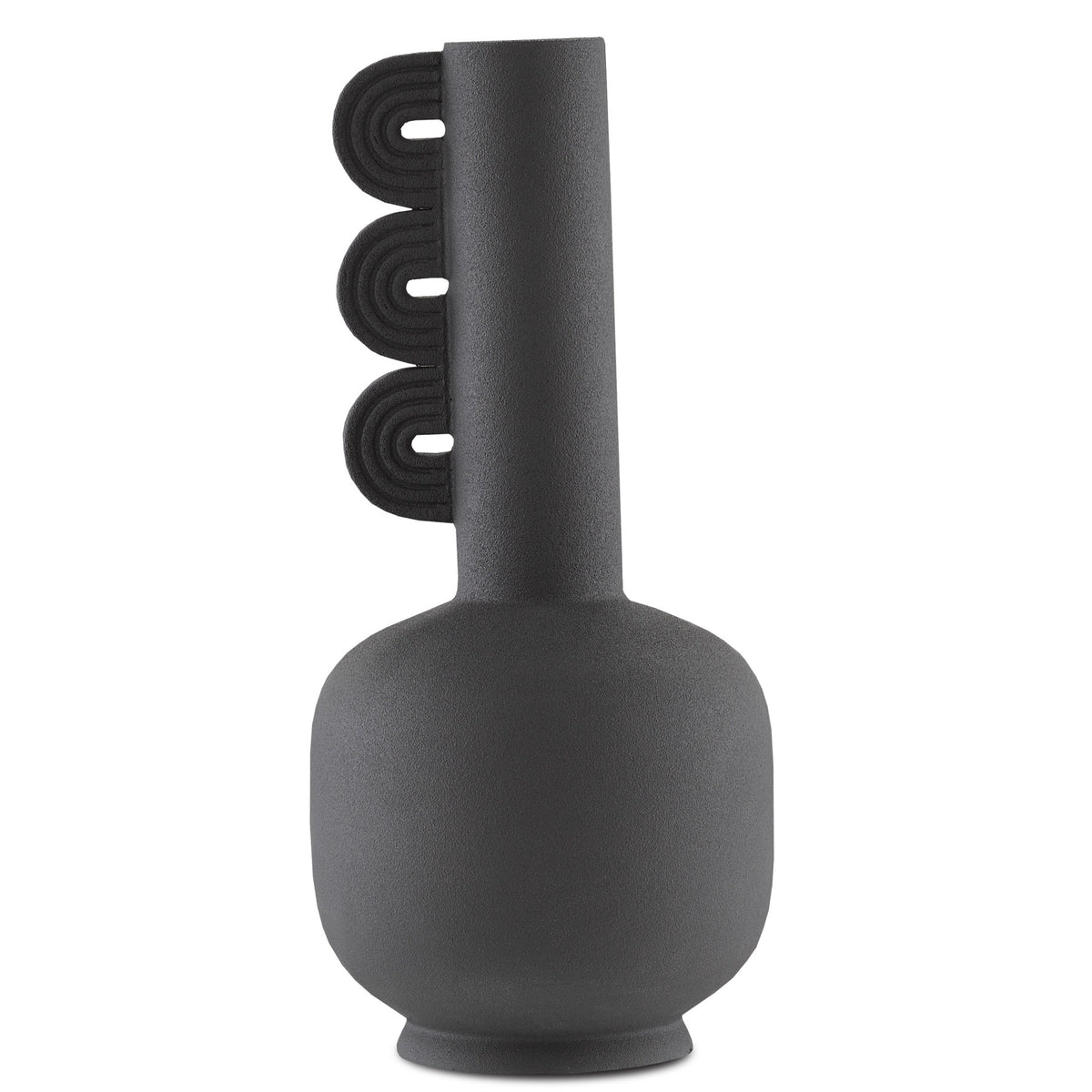 Happy 40 Three Wings Black Vase