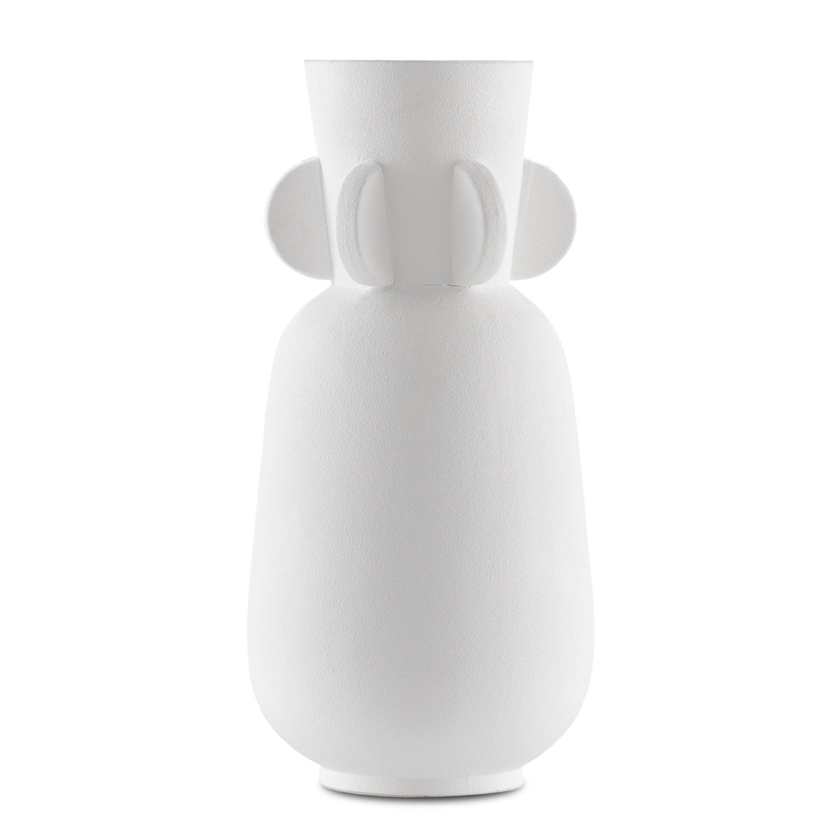 Happy 40 Wings White Vase