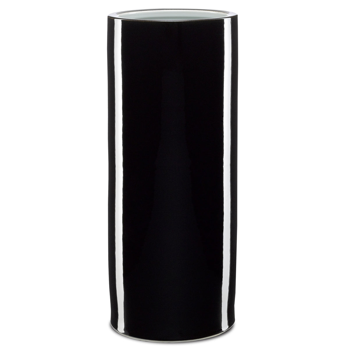 Imperial Black Cylinder Vase