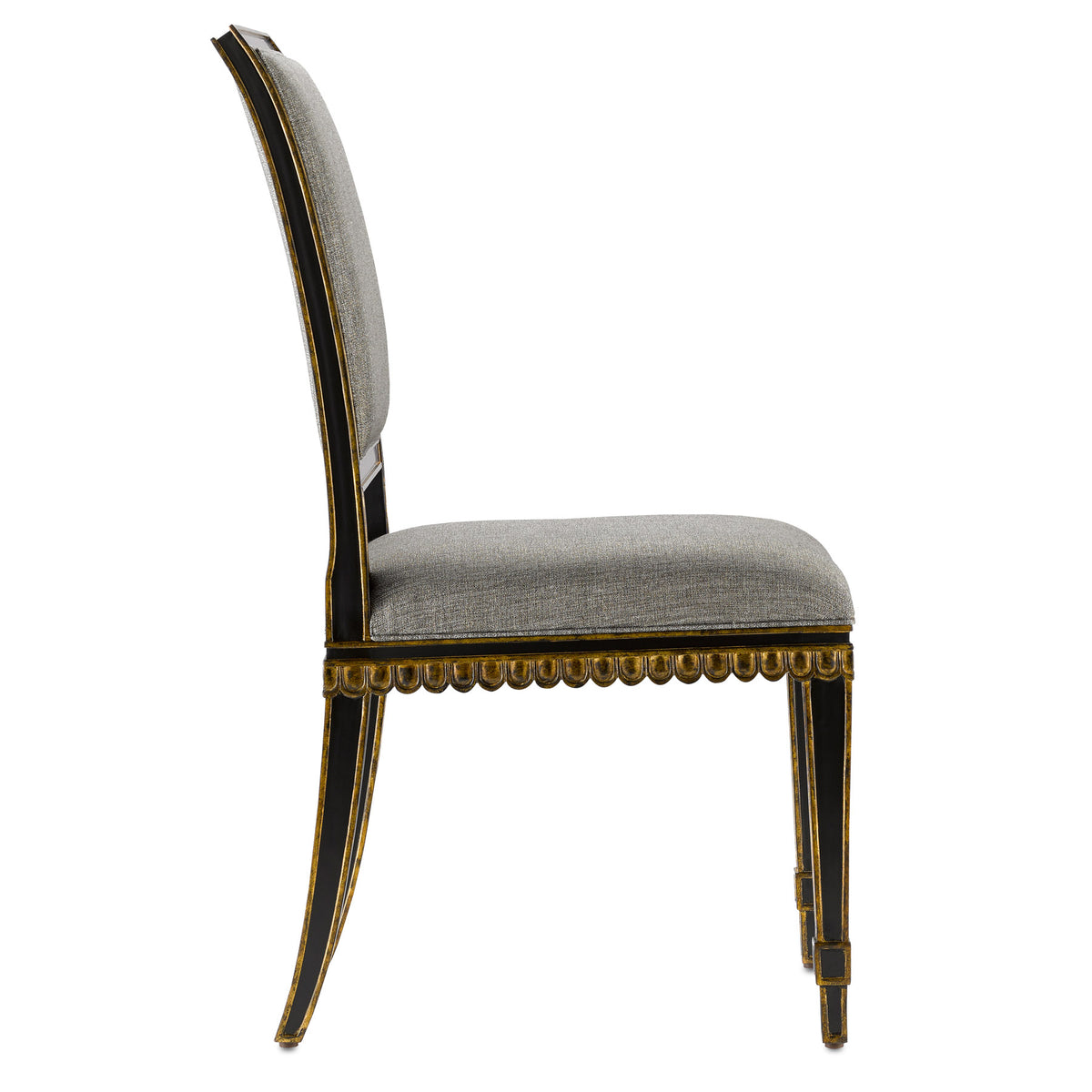 Ines Peppercorn Black Chair