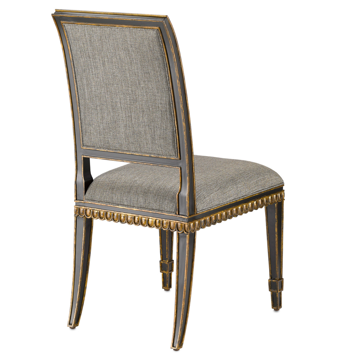 Ines Peppercorn Black Chair