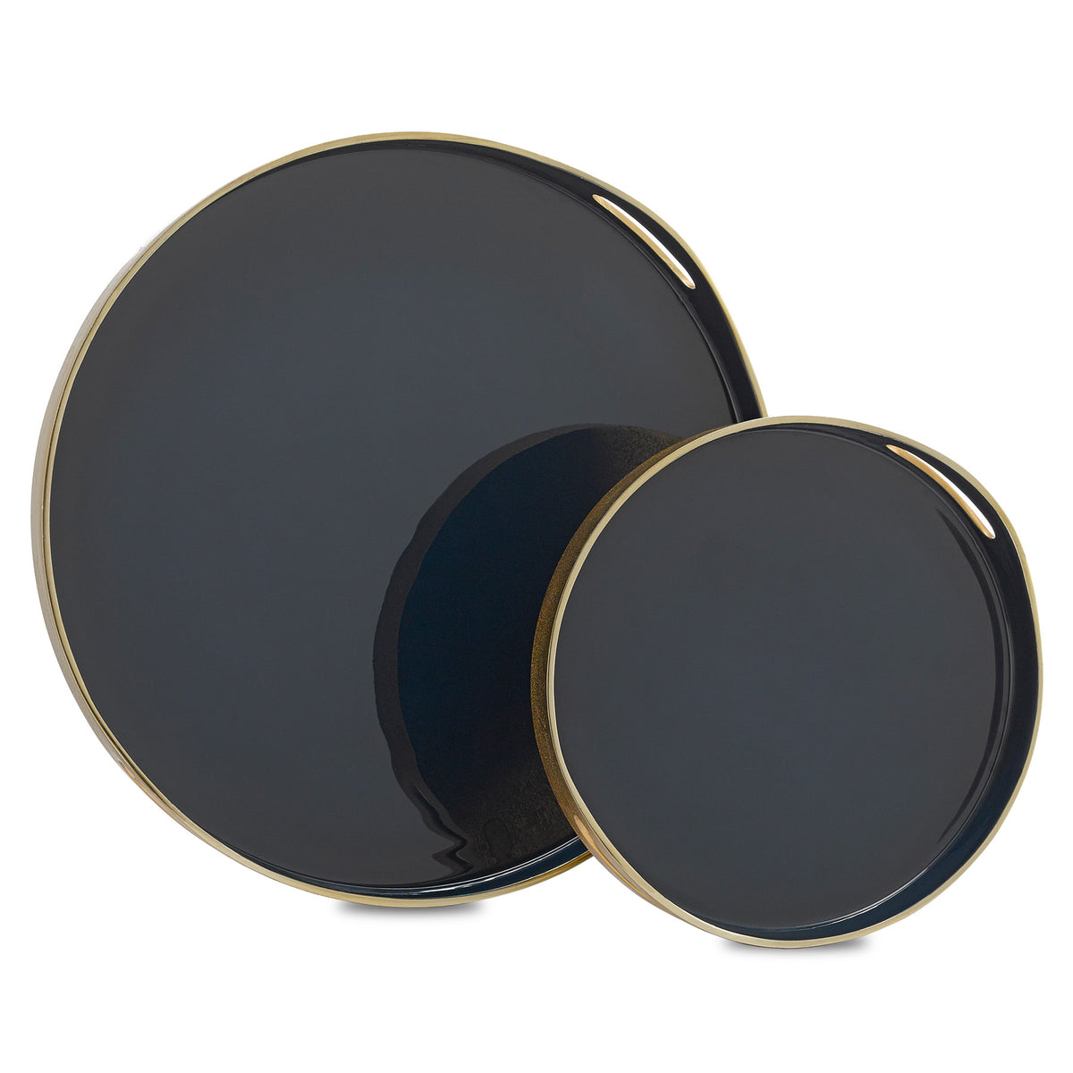 Riya Navy Tray Set of 2